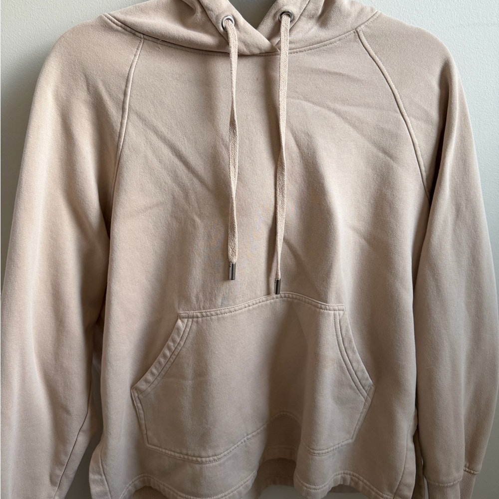 H&M Women's Beige Hoodie Sweater